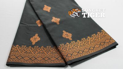 Songket - Diamond Design01 - #01006 - Black x Copper